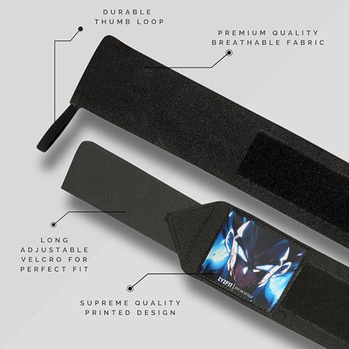Image of Gym Shaker and Wrist Wrap Combo Dragon Ball Z edition | Wrist Wraps for Workout, Benchpress, Shoulder Press, Wrist Support | Shaker Bottle | Protein Shaker