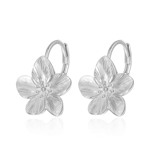 Gold Flower Earrings Gold Dangle Statement Large Big Floral Vacation Earrings for Women Unique Floral Jewelry Summer Dresses Party Prom Beach Vacation Accessories Trendy Jewelry Gifts