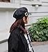 Bamboopack Women's Fashion Newsboy Cap Hat - Black