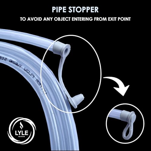 Image of Food Grade Silicone Extension Tube Compatible with Aquaguard Sure Water Purifier - Flexible 3 Meter Pipe, Semi Transparent