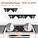 Stove Gap Covers for Electric, Oven Side Guards 2pcs, Gas Range Crack Strip, Stainless Steel Space Filler Between Stove & Counter Top, Crumb Catcher-Adjustable Len. 13.8