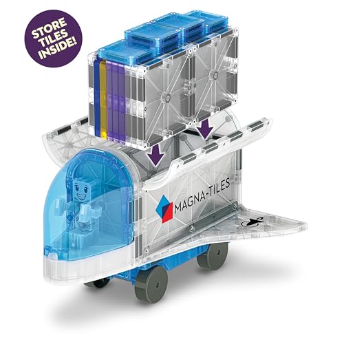 Magna-Tiles 242032SP Space 32-Piece Magnetic Construction Set thumb #5