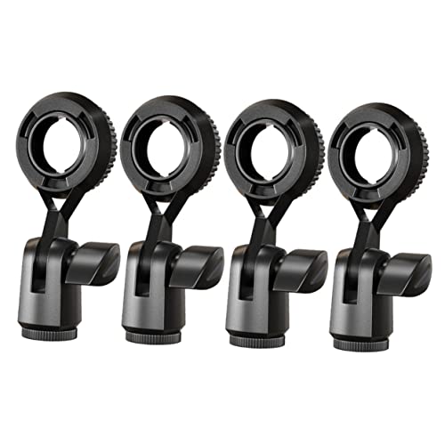 Toddmomy Mic Holder Stand Clips Mic Holder Standard Thread Conversion Nut for Desktop Podcasts