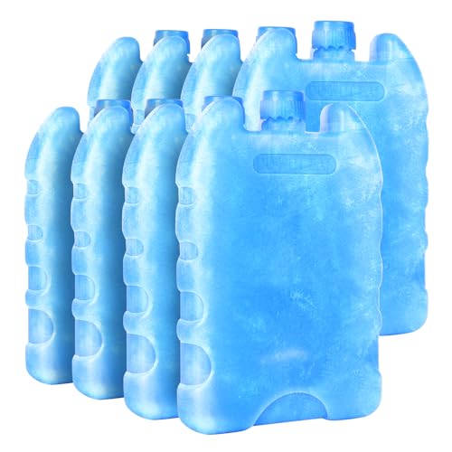 Image of Ice Packs for Lunch Boxes Cooler Tote Bags Reusable Refreezable Cold Slim Large Cheap Hard Protable Icepacks for Bento Shipping Beach Camp Car