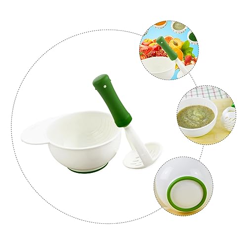 ibasenice 1 Conjunto Tigela De Moagem Moinho De Alimentos Tigela Moedor De Suplemento Alimentar Tige