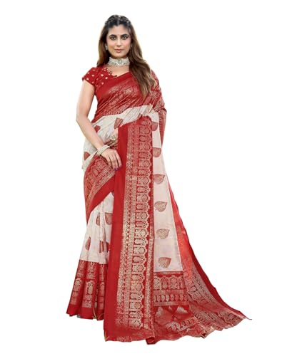 Image of Yashika Women's Banarasi Kanjivaram Art Silk Saree|Sarees for Women Ethnic Wear