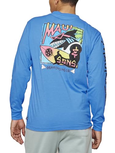 Sharkman Shaka and Sons Shirts for Men & Women | Vintage Long Sleeve Crew Neck Graphic Tees Designed for Everyday Comfort