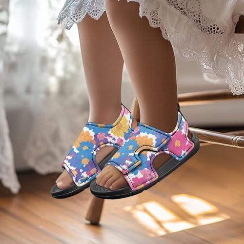 Girls Summer Sandals Size 4 Big Kids Water Shoes Open Toe Sports Sandals Slippers Adjustable Straps Outdoor Hiking2