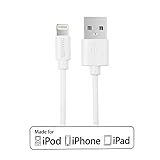 オーメイカー(Omaker) Apple MFI認証済みlightningケーブル 急速充電 データー伝送ライトニングUSBケーブル iPhone6/6plus iPhone5s/5c iPadmini iPadAir iPad2 iPodtouchに対応するライトニングUSBケーブル ホワイト １m