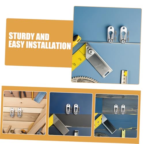 Image of Artibetter 1 Set Heavy Duty Picture Frame Hooks Wall Mounted Hanging Hardware with Screws for Securely Displaying Paintings and Photos Home Office