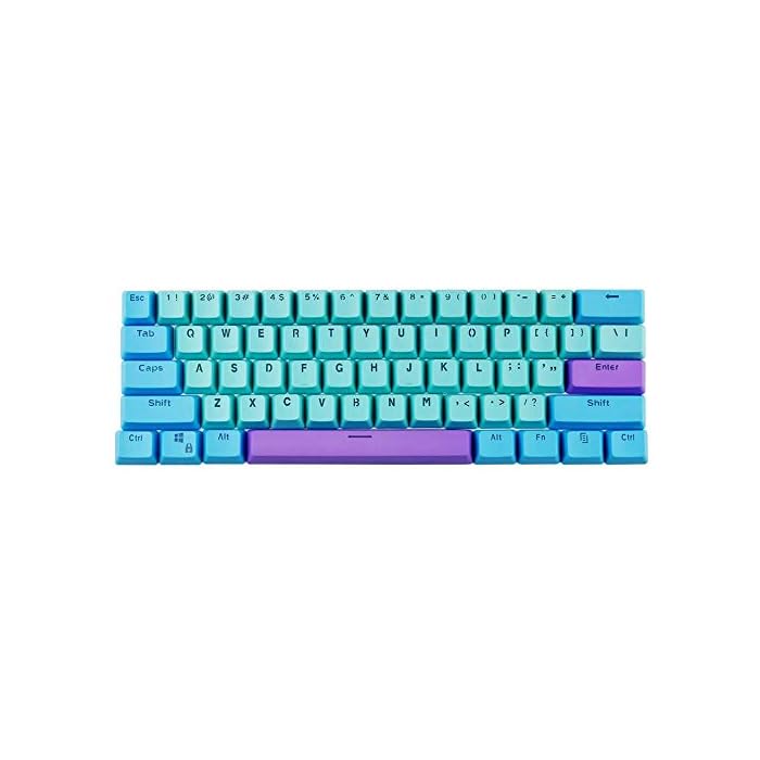 Buy Keycaps,61 Key ANSI Layout OEM Profile PBT Thick