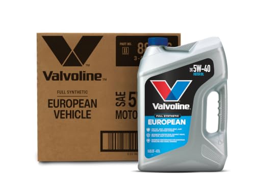 Image of Valvoline European Vehicle Full Synthetic SAE 5W-40 Motor Oil 5 QT, Case of 3