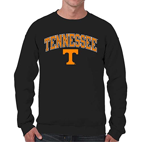Image of NCAA College Sweatshirt Fleece Crewneck Pullover for Men and Women | Officially licensed NCAA college gameday crewneck pullover - 9 oz fleece lined sweatshirt with arch and logo design