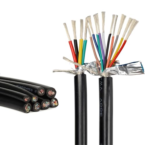 Câble pour imprimante 3D et transmission de signal propre fil blindé 4 conducteurs 22AWG