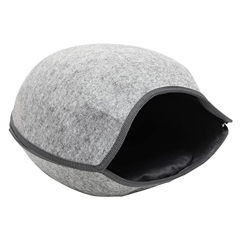Beaupretty Boca De Peixe Feltro Maca De Gato Almofada Redonda Para Animais De Estimação Tendas De Ga