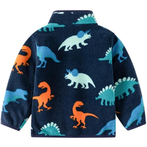 AIWUHE Toddler Polar Fleece Jacket Boys Girls Winter Jacket Fall Sweatshirt Zip-up Light Coat Spring Clothes 1-6 Years2