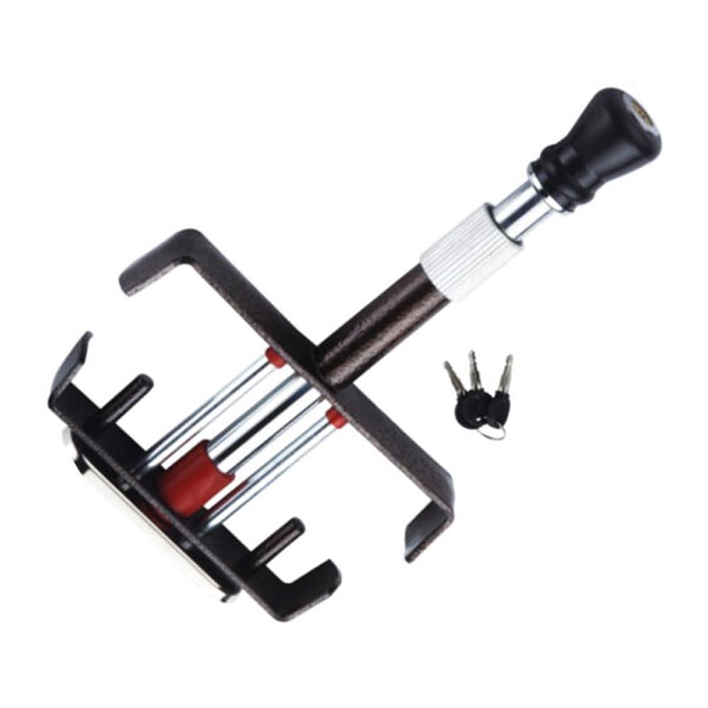 Bloqueo Antirrobo Para Pedal De Coche | Acero De Alta Resistencia Con 3 Llaves | Ajustable Para Embrague Y Freno | Universal Para Sedán, SUV Y Furgoneta