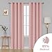 Deconovo Cortinas para Habitación con Aislamiento Térmico Telas Tupidas Gruesas Poliéster con...