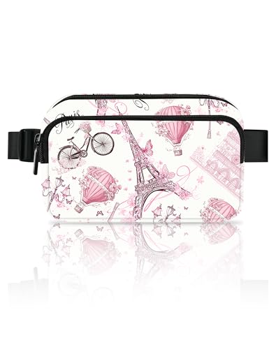Image of Paris Eiffel Tower Fanny Pack for Women Belt Bag Fashion Everywhere Waist Pouch Lightweight Crossbody Bags with Adjustable Strap