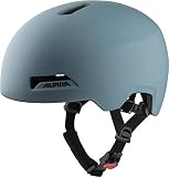 ALPINA HAARLEM - Robuster, Individuell Anpassbarer & Leichter Urban Fahrradhelm Für Erwachsene, dirt-blue matt, 52-57 cm