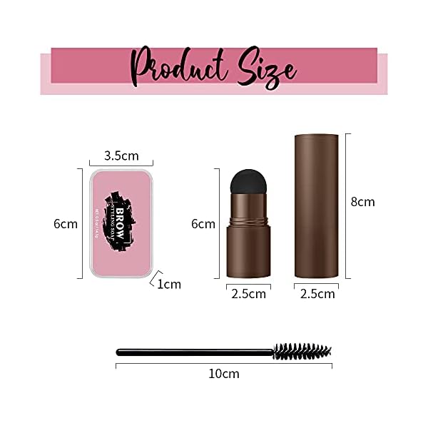 WQU-One-Step-Eyebrow-Stamp-Shaping-Kit-Eyebrow-Powder-Stamp-for-Women-Eyebrow-Makeup-and-10-Styles-Reusable-Brow-Stencils-with-3-Eyebrow-Brushes-1-Eyebrow-Soap-Medium-Brown WQU One Step Eyebrow Stamp Shaping Kit, Eyebrow Powder Stamp for Women Eyebrow Makeup and 10 Styles Reusable Brow Stencils with 3 Eyebrow Brushes + 1 Eyebrow Soap (Medium Brown)