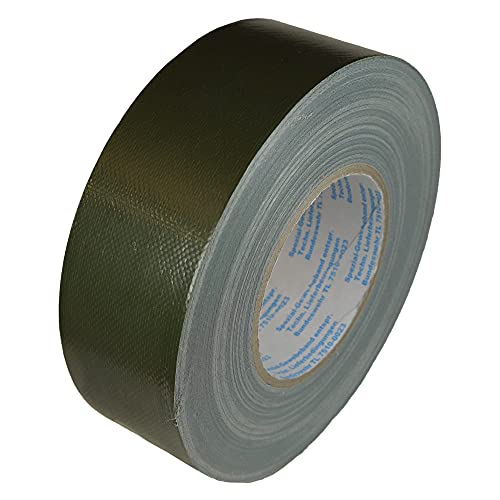 ORIGINAL BUNDESWEHR PANZERBAND NEU BW PANZERTAPE GAFFA KLEBEBAND GEWEBEBAND, Farbe:Bronzegrün, Länge:5m, Breite:50mm