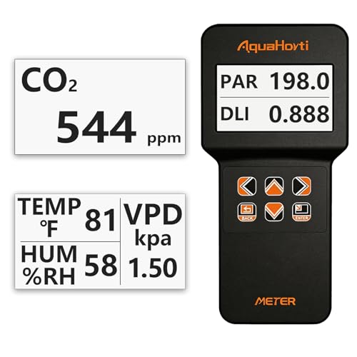 AH-200 PAR Meter with CO₂ Temp Humidity Sensors