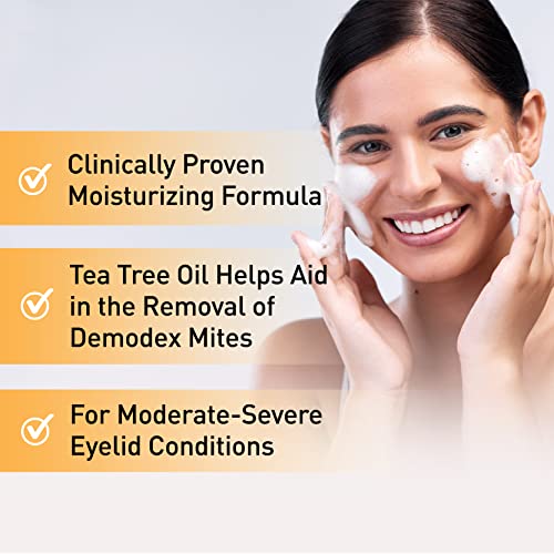 Ocusoft Oust Demodex Cleanser Extra Strength Foam 50 Milliliters, Tea Tree Oil Foaming Cleanser For Irritated Eyelids Associated With Demodex Mites #TOP7