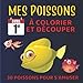 Mes poissons a colorier et découper: Livre de coloriage à découper spécial 1er Avril avec 30 dessins uniques à colorier | Cahier de coloriage à ... enfants dès 5 ans pour préparer le 1er Avril