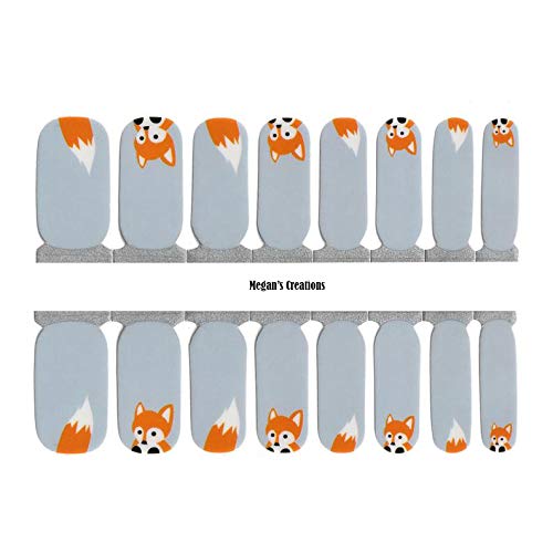 Fox Animal Nail Polish Wraps - Nail Polish Strips
