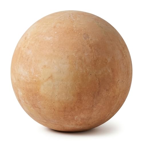 teramico - Boules en Terre Cuite pour Jardin | Fabrication Artisanale | Résistantes au Gel | Décoration Extérieure Élégante | Différentes Tailles et Sets...