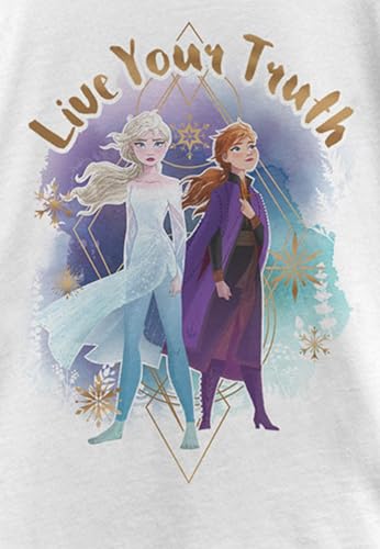 Image of Girl's Frozen 2 Ice Art Princess Elsa T-Shirt