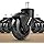 ATOMDOC Office Chair Caster Wheels, 3" Newly Lightweight Caster Wheels & Revolutionary Swivel Vertical Axle, Safe Protection
