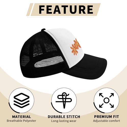 Image of Funny Trucker Hats,Trucker Hat Baseball Cap for Women Snapback Adjustable Hat Humor Gift Men
