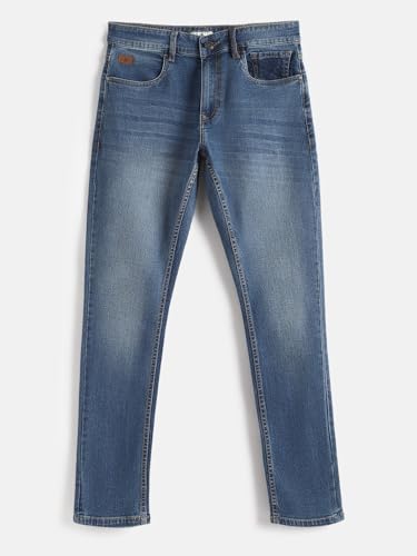 Image of WROGN Men's Slim Fit Jeans | Mid Rise | Jeans for Man