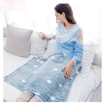 review NNR Electric Blankets Electric Blanket Single Winter Flannel Portable Blanket Warm Heater for Body Electrica Carpets Knee Quilt Heated Mat Heated Blanket Throw