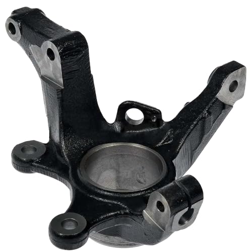Image of Detroit Axle - 2pc Front Steering Knuckles for Ford 2005-2012 Escape, 2005-2011 Mazda Tribute Mercury Mariner, Steering Knuckles Assembly 2006 2007 2008 2009 2010 Replacement