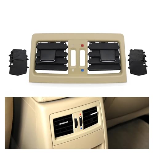 Rejilla de ventilación trasera para BMW Serie 3 E90 E91 beige, aire acondicionado 2005-2012