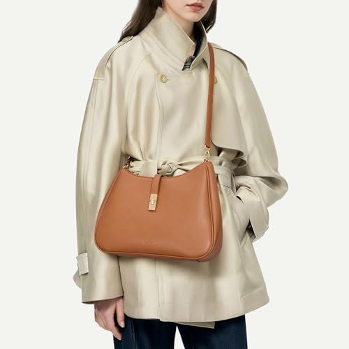 Image of CLUCI Hobo Bags for Women, Vegan Leather Tote Handbag, Water Repellent Shoulder Purses, Crossbody Bag with Adjustable Strap