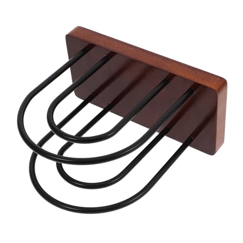 SOLUSTRE Wooden Cd Storage Rack Record Organizer Magazine Holder Napkin Stand Versatile Decor
