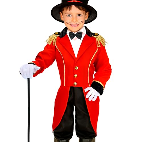 WIDMANN MILANO PARTY FASHION - Disfraces infantiles de maestro de ceremonias, frac, domador, disfraces de carnaval WIDMANN MILANO PARTY FASHION - Disfraces infantiles de maestro de ceremonias, frac, domador, disfraces de carnaval