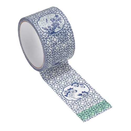 Ruban washi bleu lotus pour scrapbooking et loisirs créatifs