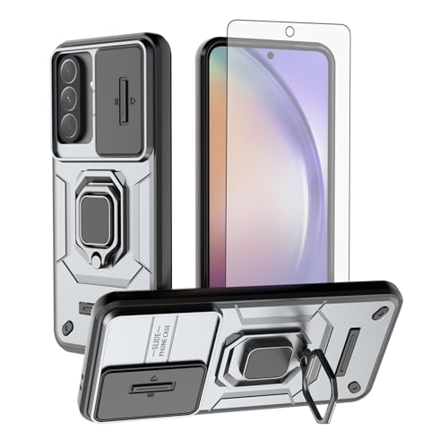 Coque Samsung Galaxy A56 5G antichoc de qualité militaire mince avec support