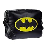 Innentaschen. KARACTERMANIA Batman Batsignal Umhängetasche, 35 cm, Schwarz (Negro)