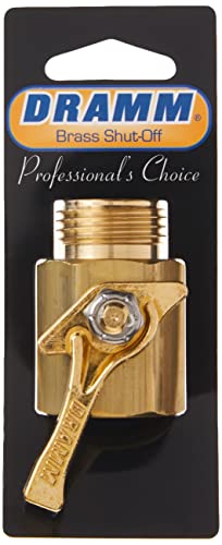 Dramm 12353 Heavy-Duty Brass Shut-Off Valve - Thumbnail 4