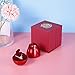 Jewelry Storage Holder, Fashion Wedding Rose Ring Box Holder Necklace Jewelry Display Storage Case Gift Red