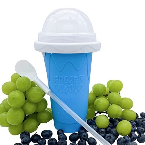 Ice Slushy Maker Cup, Magic Quick Frozen Smoothie Cup, Safe Icee Maker Slushy Machine for Home and Kids, Frozen Drink Maker, Freezer Cups for Smoothies, Cooling and Frozen Magic Cups, TIK TOK Cups