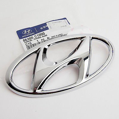 Genuine OEM Hyundai Sonata Trunk 'H' Emblem for 2015+ 86300-C1000