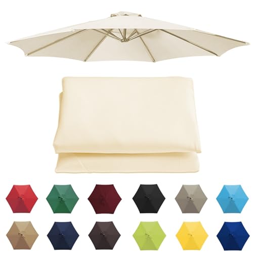 Toile de rechange pour parasol résistante aux déchirures et intempéries