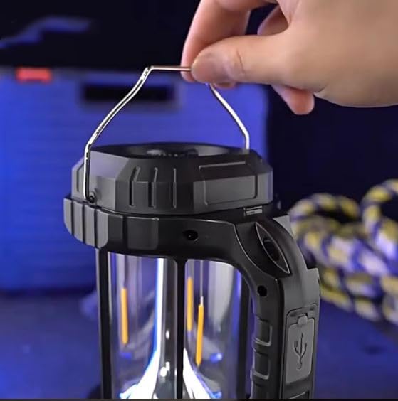 Image of Glaceon Spotlight,Rechargeable 1000LM 21700mAh High-Powered Spotlight Flashlight Searchlight Camping, Lights Modes LED Handheld Flashlight Waterproof (GC-06)